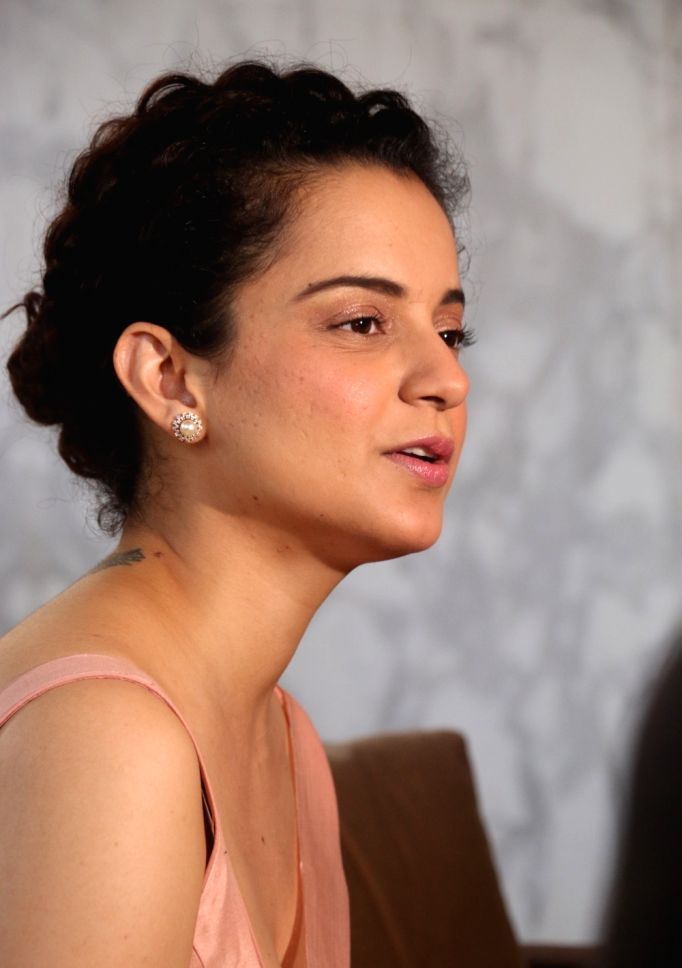 Indian Actress Kangana Ranaut during her birthday celebration